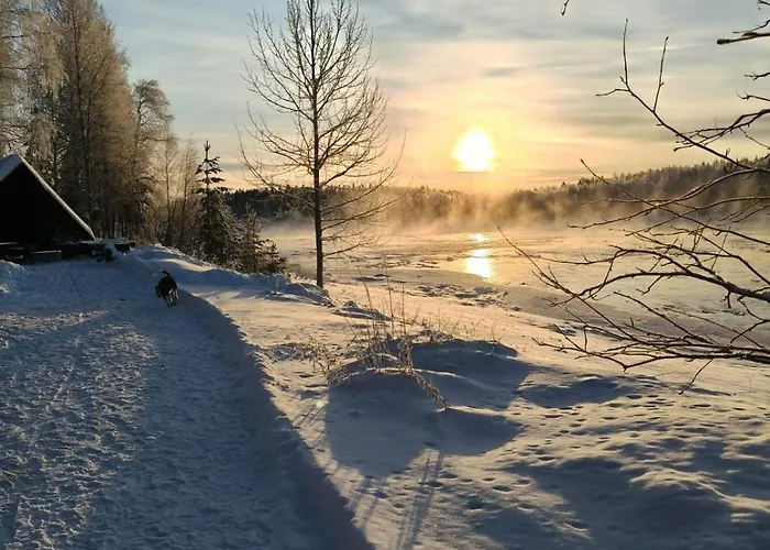 Alpesi faház Log At Patokoski Rovaniemi